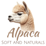 Alpaca looking left.